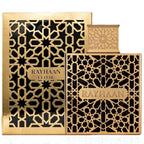 Hub Wavy Rayhaan Elixir Eau de Parfum spray for unisex, 100 ml bottle, showcasing the luxury perfume bottle and design.