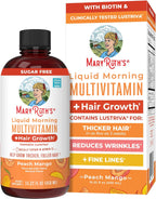 MARYRUTH'S Liquid Multivitamin + Hair Growth, Clinically Thicker Hair, 15oz