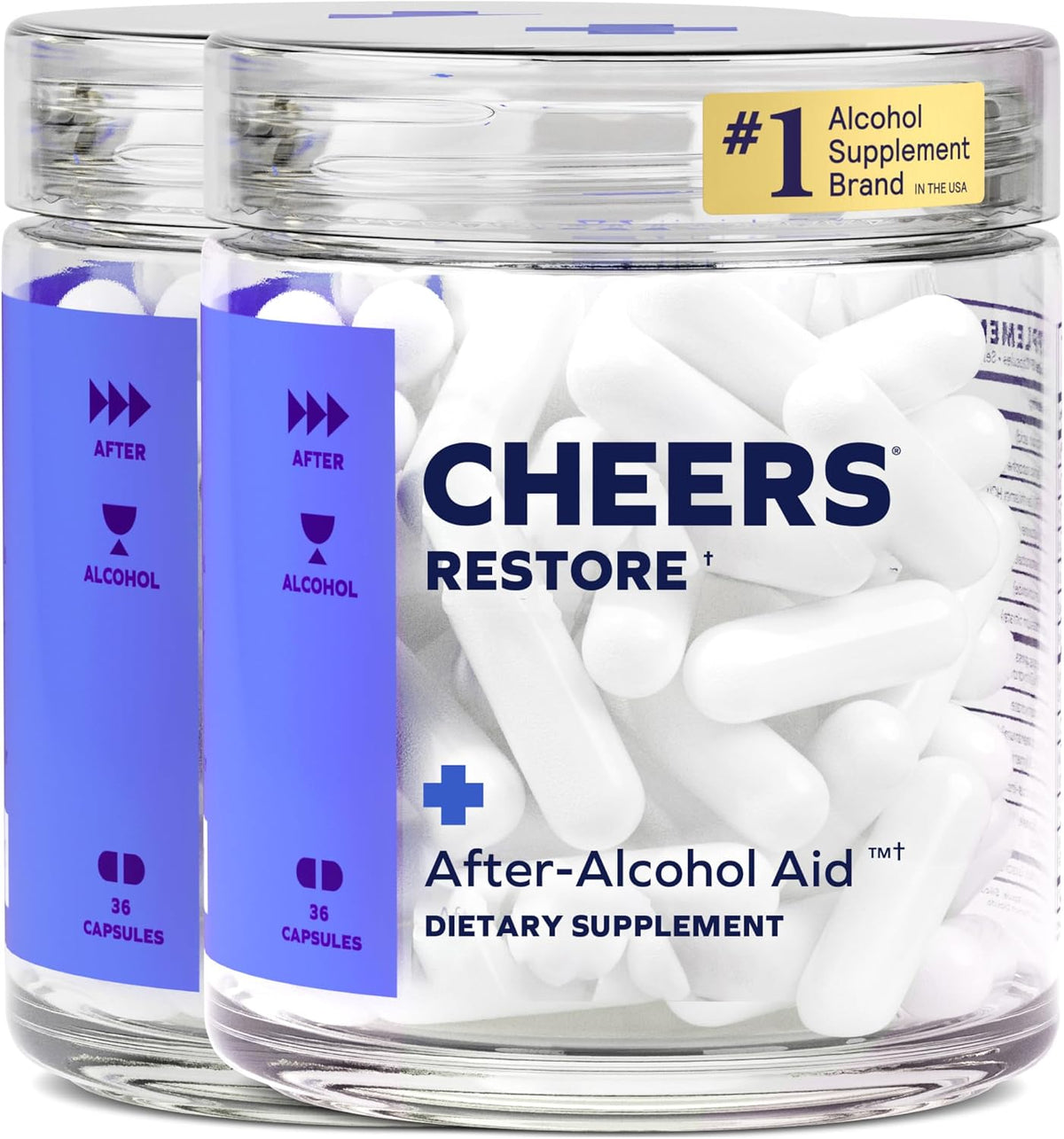 Cheers Restore | Supplement with DHM, L-Cysteine, Milk Thistle | 12 Doses