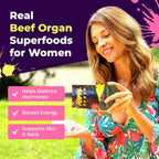 Primal Queen Grass Fed Beef Organ Supplement for Women, 60 Capsules