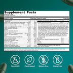 Metagenics PhytoMulti Multivitamin for Men & Women Without Iron, 120 Tablets