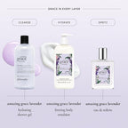 Hub Wavy Philosophy Amazing Grace Lavender perfume bottle, 2 oz, premium women's fragrance with lavender scent and elegant packaging.