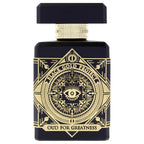 Hub Wavy Initio Oud for Greatness unisex fragrance bottle, showcasing luxurious perfume design and branding.