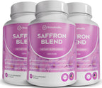 Rosabella Saffron Blend Supplement for Men & Women – Saffron, B6, Magnesium & Herbal Extract Capsules – Supports Mood, Focus & Clarity – Non-GMO, Gluten-Free – 60 Capsules – 30-Day Supply