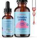 JoySpring Kids Botanical Blend – Ginkgo Biloba Herbal Drops + Saffron Gummies with GABA & Passion Flower – Liquid Drops & Gummies Dietary Supplement