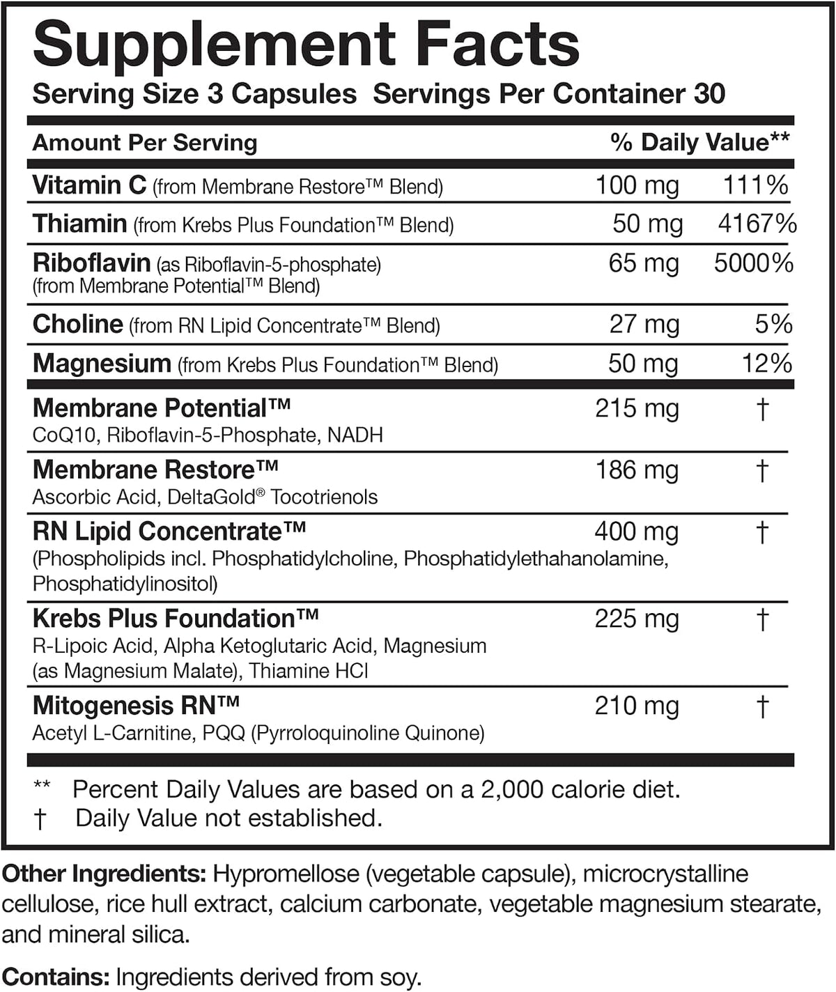 Researched Nutritionals ATP 360 Mitochondrial Supplement, 90 Capsules