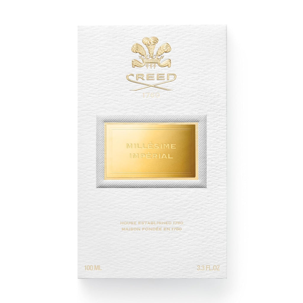 Hub Wavy Creed Millésime Impérial 100ml perfume bottle with sleek design, showcasing the luxury woody fresh unisex fragrance.