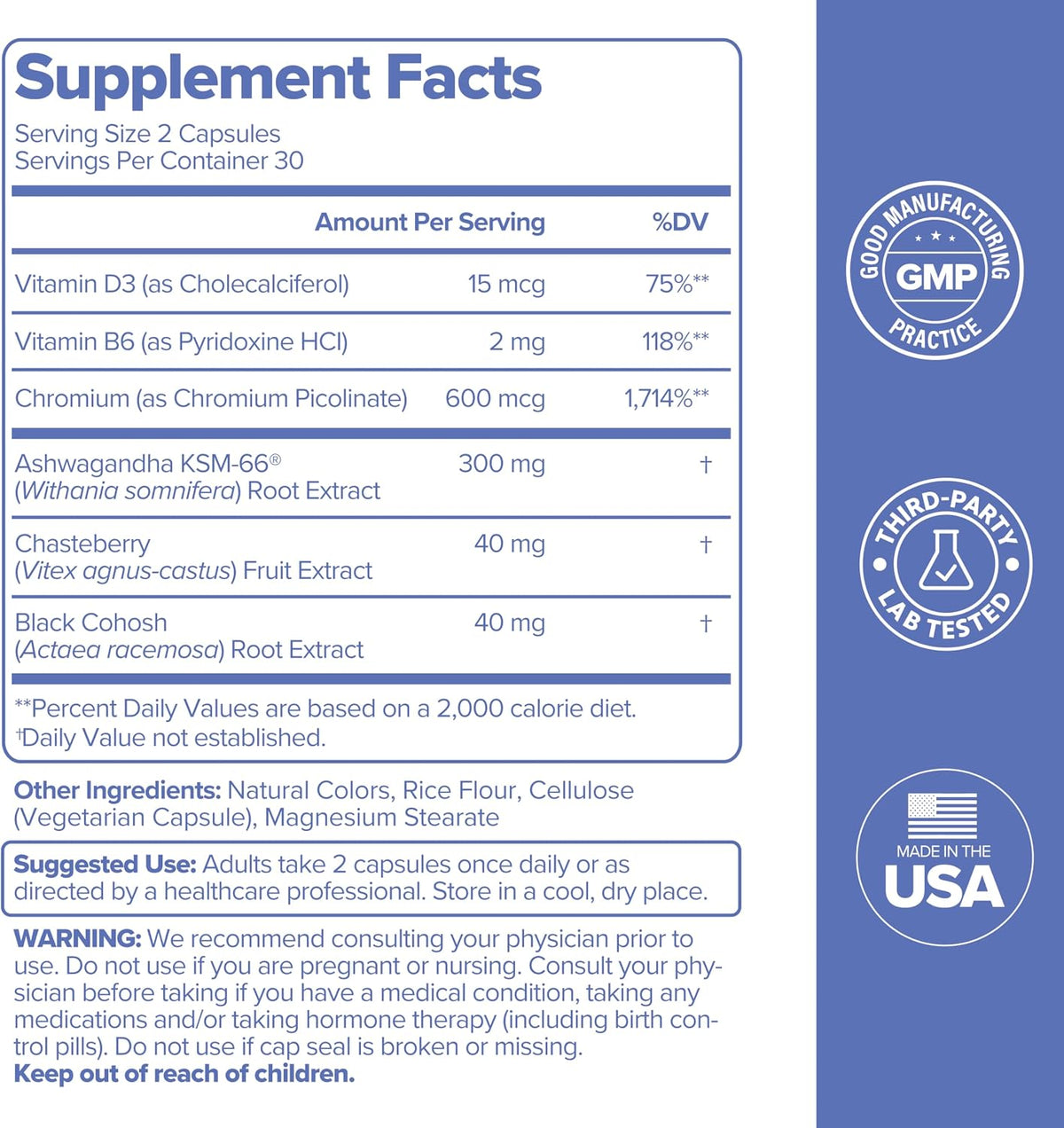 MENO Menopause Capsules – Relieve Hot Flashes & Night Sweats, 30-Day Supply