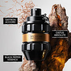 Hub Wavy Viktor & Rolf Spicebomb Extreme men's perfume bottle, 3 oz, featuring a sleek design for a luxurious, long-lasting scent.