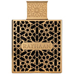 Hub Wavy Rayhaan Elixir Eau de Parfum spray for unisex, 3.40 oz, featuring luxurious fragrance and elegant bottle design.