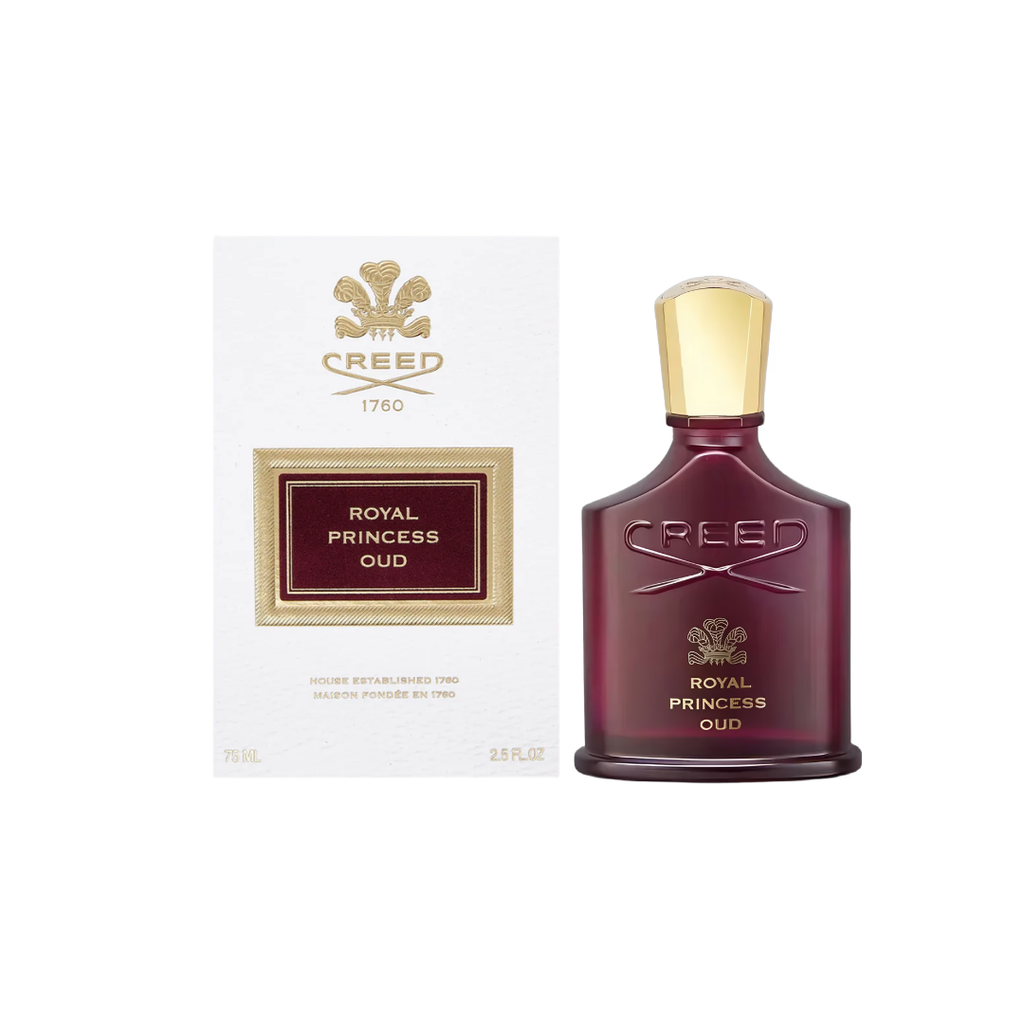 Creed Royal Princess Oud women's 75ml Eau de Parfum bottle with elegant packaging, luxury fragrance for women.