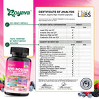 Zoyava Myo Inositol Women's Supplement 750mg, Berberine 500mg, D-Chiro Inositol 50mg, Folate 400mcg, Chromium 100mcg, Ceylon Cinnamon 200mg, Ashwagandha 100mg, DIM 75mg, 90 Capsules