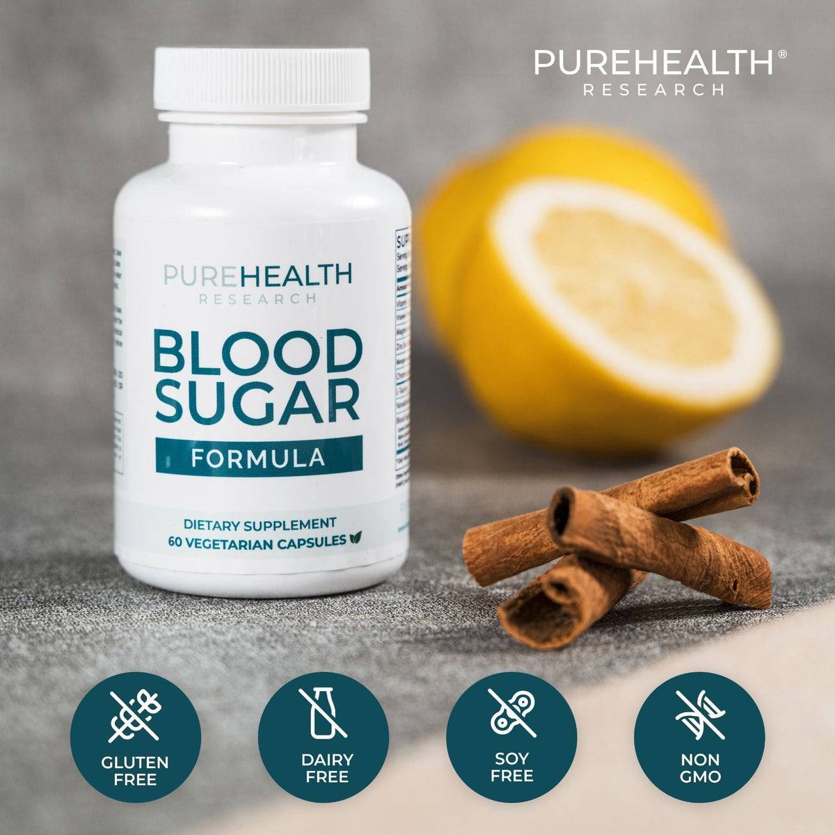 PureHealth Research Blood Sugar Support - Metabolism, Energy & Glucose Support