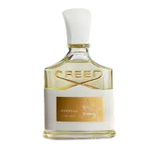 Hub Wavy Creed Aventus perfume bottle, 3.3 oz, luxury long-lasting fragrance for women with sleek design and elegant packaging.