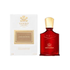 Creed Centaurus for Women luxury perfume bottle, 3.3 oz, elegant glass design with gold accents, displayed on a neutral background.