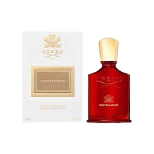 Creed Centaurus for Women luxury perfume bottle, 3.3 oz, elegant glass design with gold accents, displayed on a neutral background.