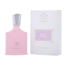 Hub Wavy Creed Spring Flower 3.3 oz women's perfume bottle with floral design and elegant packaging.