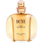 Dior Dune Christian women's perfume bottle by Hub Wavy, 3.4 oz (100 ml), with elegant packaging and cap.