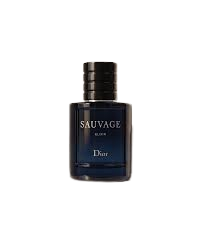 Hub Wavy Dior Sauvage Elixir men's perfume bottle, 3.4 oz, featuring a sleek design for a long-lasting woody fresh fragrance