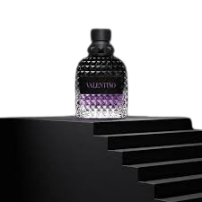 Valentino Uomo Born in Roma Melancholia men's luxury fragrance by Hub Wavy, 3.4 oz bottle, elegant and sophisticated design