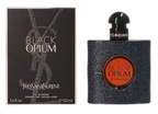 Yves Saint Laurent Black Opium perfume bottle for women, 3 oz, featuring sleek black packaging and modern design.