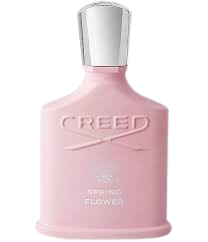 Hub Wavy Creed Spring Flower perfume bottle, 2.5 oz, luxury women's fragrance with elegant packaging.