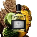 Hub Wavy Creed Aventus men's luxury fragrance bottle, 4 oz/120 ml, with sleek design and authentic branding.