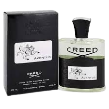 Hub Wavy Creed Aventus men's fragrance bottle, 4 oz / 120 ml, showcasing luxury perfume packaging and design.