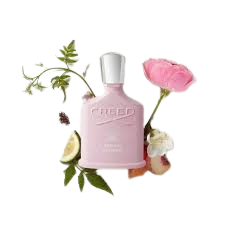 Hub Wavy Creed Spring Flower luxury women's perfume bottle, 3.3 oz / 100 ml with elegant design and floral accents.