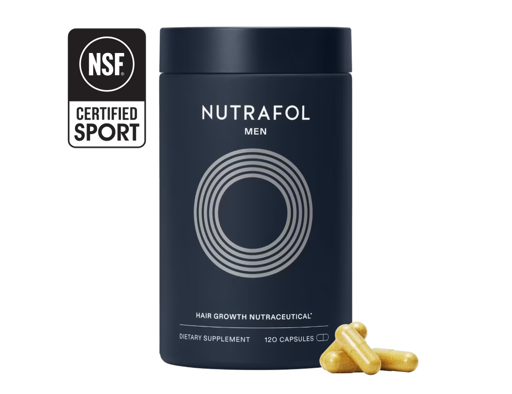 Nutrafol Men Hair Growth Supplements, Ages 18-49, 1-Month Bottle