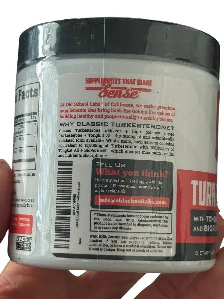 Old - Turkesterone Supplement suitable for Men School Turkesterone 1500mg Maxes