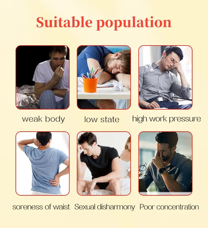 100% natural high quality energy tablets to relieve fatigue and enhance vitality