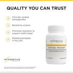 Cortisol Manager 90 Tabs Integrative Therapeutics Stress Hormone Stabilizer