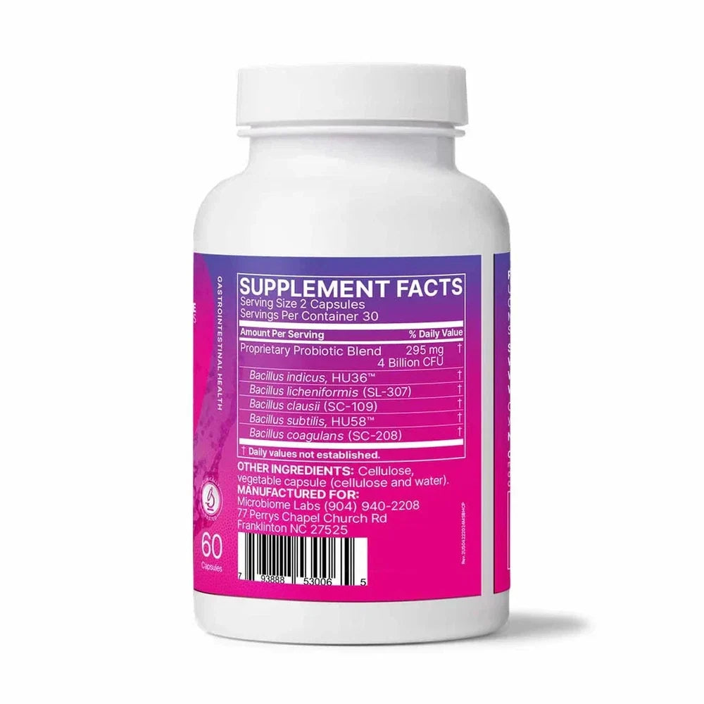 Mega Sporebiotic 180 Capsules Microbiome Gut Health Probiotic Men And Women 2025
