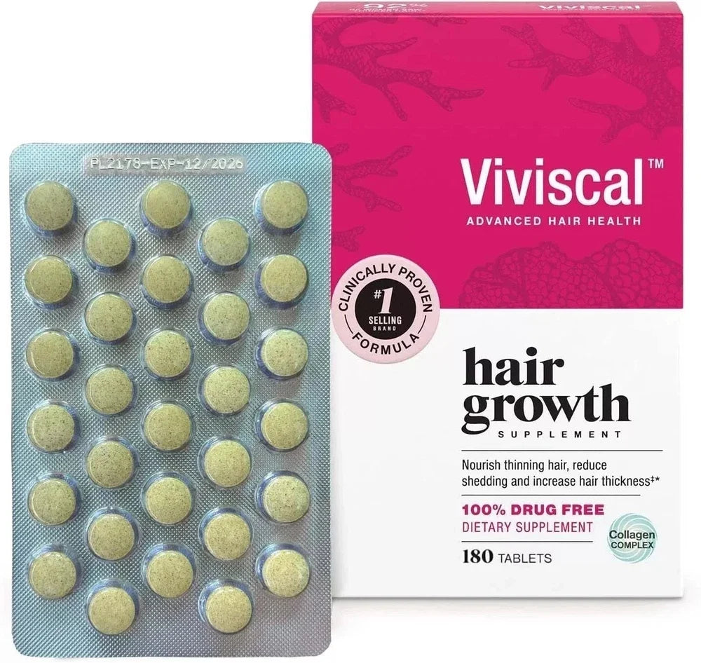 3 Month Supply - Viviscal Hair-Growth Supplement for Women 180 Tablets