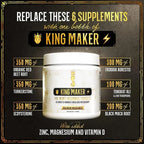 Top Shelf Grind King Maker,13-in-1Anabolic Supplement for Men to Increase Stamna