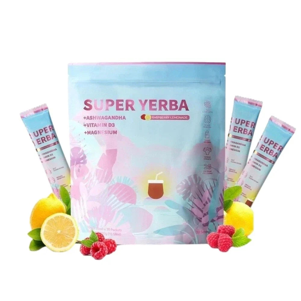 Super Instant Yerba Mate Tea Powder - Pure Natural, Health Drink