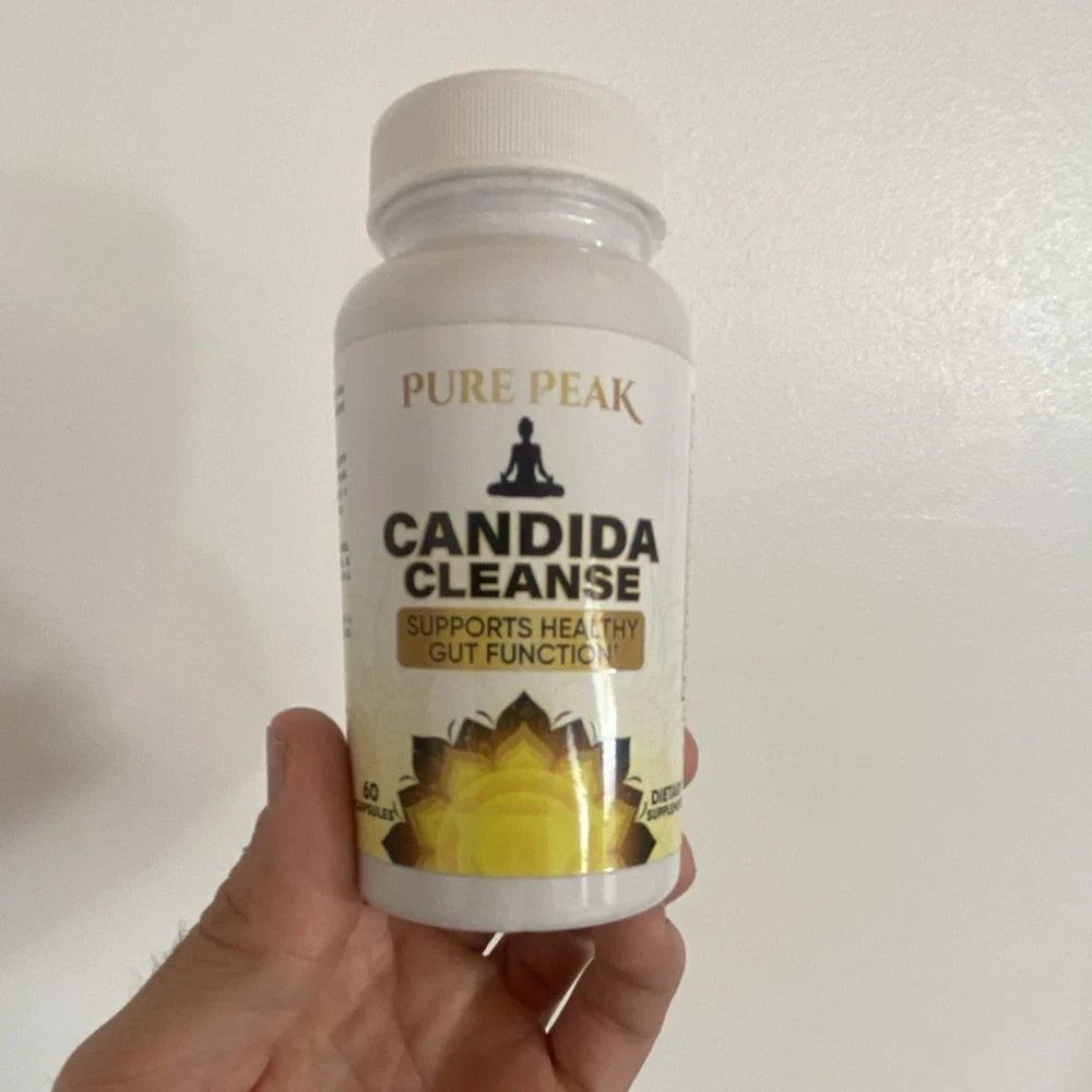 Pure Peak Candida Cleanse Supports Healthy Gut Dietary Supplement 60 Capsules