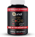 Qunol Ultra CoQ10 100mg, 120 Softgels, 3x Better Absorption (Exp. 04/2029)