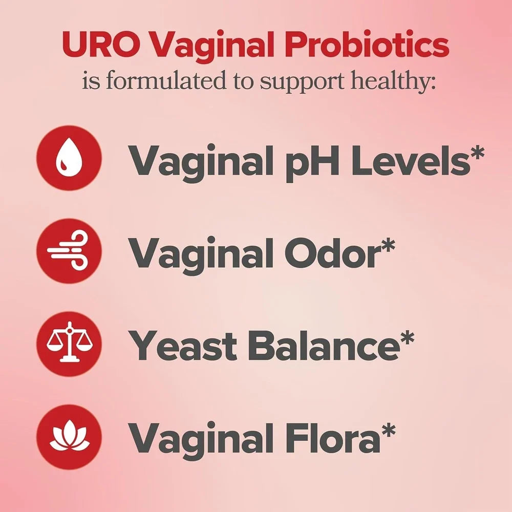 2PACK URO O Positiv Vaginal Probiotics for Women pH Balance w/ Prebiotic New