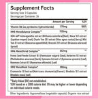 Happy Mammoth Hormone Harmony 72 Vegan Capsules Women's Hormone Balance Support