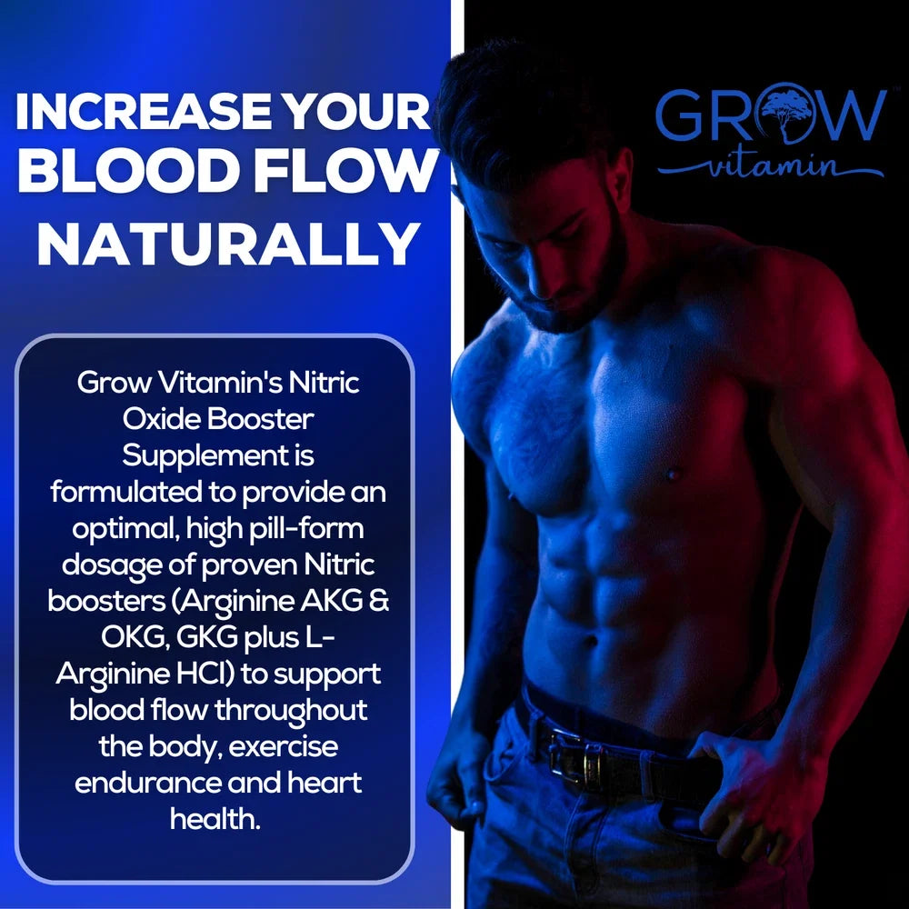 Nitric Oxide Booster 3150MG | ULTIMATE Muscle Growth, Endurance and Performance
