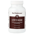 Real Mushrooms Organic Lions Mane Mushroom Capsules - 120 Count