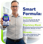 Focus Factor Adults Extra Strength, 120 Count - Brain Supplement for Memory, Con