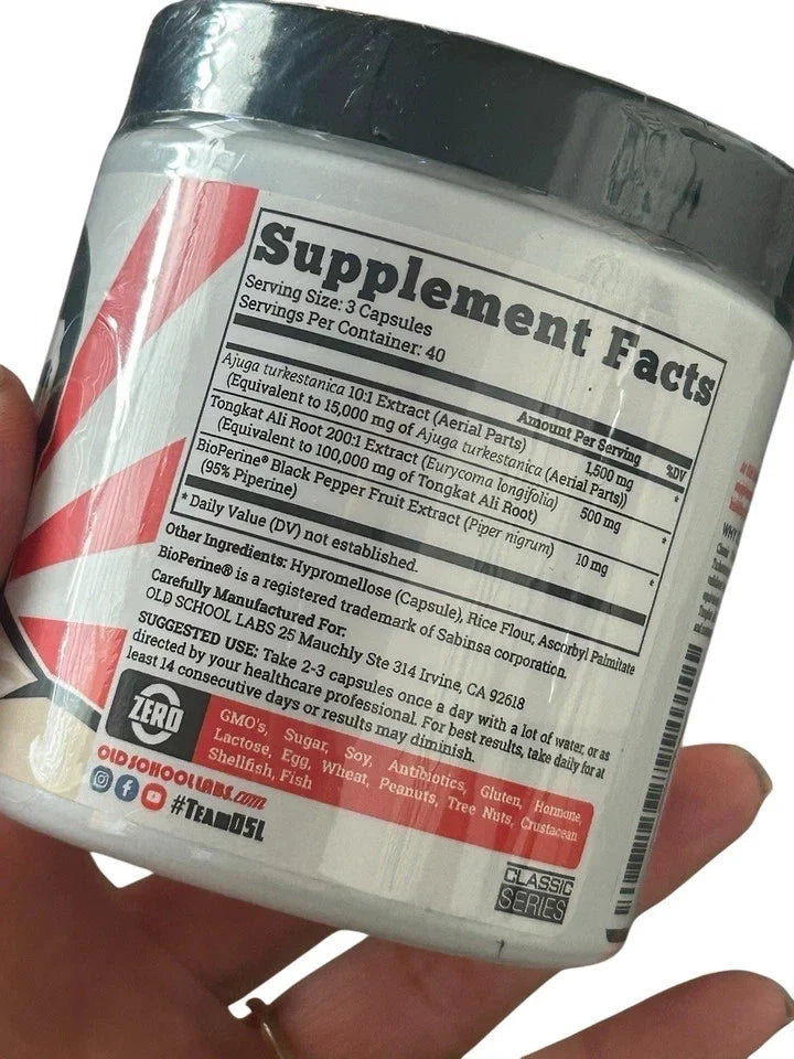 Old - Turkesterone Supplement suitable for Men School Turkesterone 1500mg Maxes