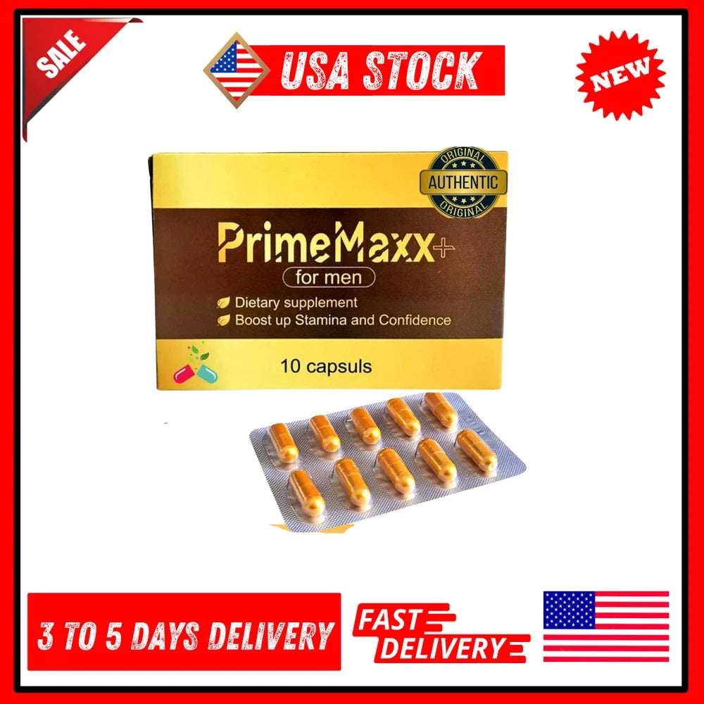 Pmax Male Energy Men Enhancement Testo Booster 100% Natural Pills 10 Pcs