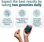 WEEM Hair Skin and Nails Gummies - Supports Healthy Hair-Vitamins Exp2028 US
