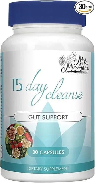 New ORIGINAL Milamiamor 15 Day Cleanse - Gut and Colon Support USA