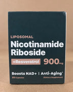 NAD+ Supplement for Anti-Aging Energy Focus & Nicotinamide Riboside Resveratrol