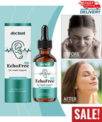 Echo Free Tinnitus Drops 59ml, EchoFree Tinnitus Relief for Ringing Ears